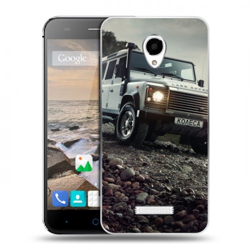 Дизайнерский силиконовый чехол для Micromax Canvas Spark Land Rover