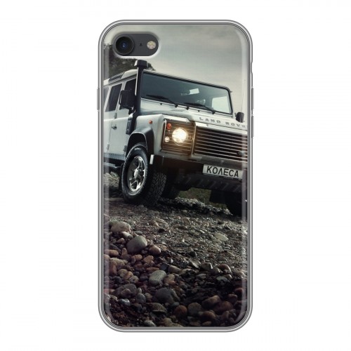 Дизайнерский силиконовый чехол для Iphone 7 Land Rover