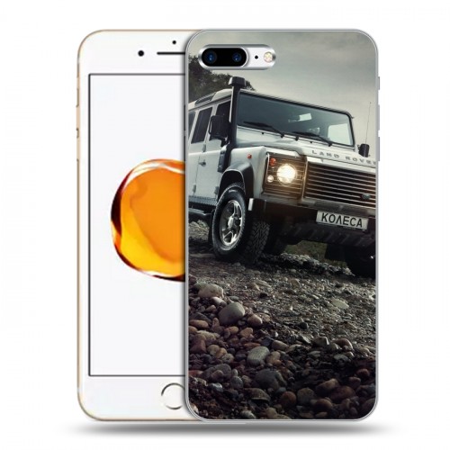 Дизайнерский пластиковый чехол для Iphone 7 Plus / 8 Plus Land Rover