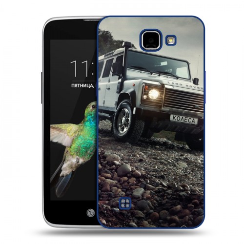 Дизайнерский пластиковый чехол для LG K4 Land Rover