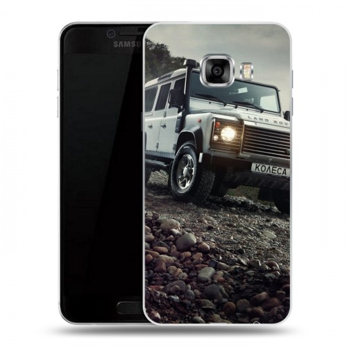 Дизайнерский пластиковый чехол для Samsung Galaxy C5 Land Rover