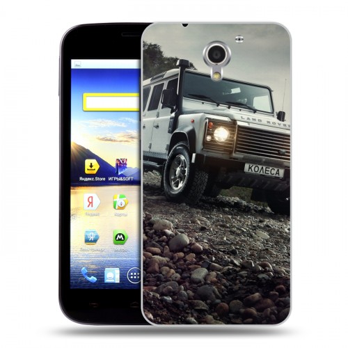 Дизайнерский пластиковый чехол для ZTE Blade A510 Land Rover