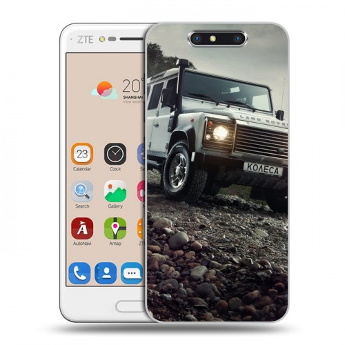 Дизайнерский пластиковый чехол для ZTE Blade V8 Land Rover