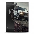 Дизайнерский пластиковый чехол для Sony Xperia XZs Land Rover