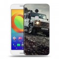 Дизайнерский силиконовый чехол для Alcatel A3 Land Rover