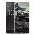 Дизайнерский пластиковый чехол для Sony Xperia L1 Land Rover