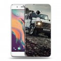 Дизайнерский пластиковый чехол для HTC One X10 Land Rover