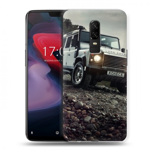 Дизайнерский пластиковый чехол для OnePlus 6 Land Rover