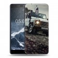 Дизайнерский пластиковый чехол для Nokia 3.1 Land Rover