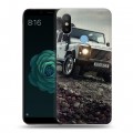 Дизайнерский силиконовый чехол для Xiaomi Mi A2 Land Rover