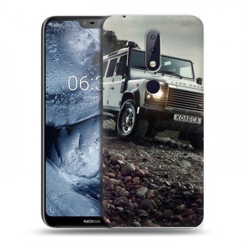 Дизайнерский пластиковый чехол для Nokia 6.1 Plus Land Rover