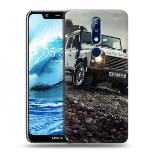 Дизайнерский пластиковый чехол для Nokia 5.1 Plus Land Rover