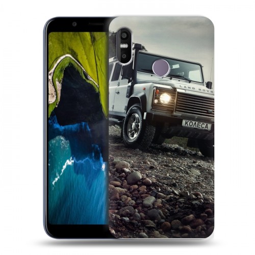 Дизайнерский пластиковый чехол для HTC U12 Life Land Rover