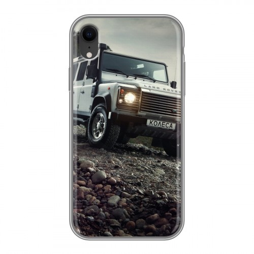 Дизайнерский пластиковый чехол для Iphone Xr Land Rover