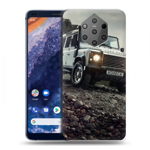 Дизайнерский силиконовый чехол для Nokia 9 PureView Land Rover