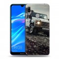 Дизайнерский пластиковый чехол для Huawei Y6 (2019) Land Rover