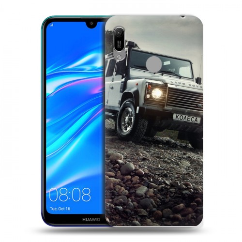 Дизайнерский пластиковый чехол для Huawei Y6 (2019) Land Rover