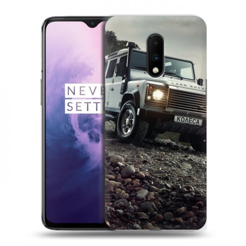 Дизайнерский пластиковый чехол для OnePlus 7 Land Rover