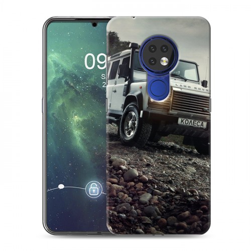 Дизайнерский силиконовый чехол для Nokia 6.2 Land Rover