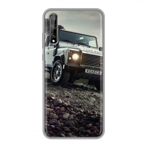 Дизайнерский силиконовый чехол для Huawei Y8p Land Rover