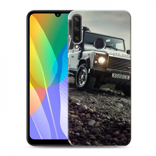 Дизайнерский пластиковый чехол для Huawei Y6p Land Rover