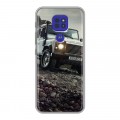 Дизайнерский силиконовый чехол для Motorola Moto G9 Play Land Rover