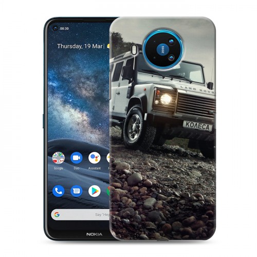 Дизайнерский силиконовый чехол для Nokia 8.3 Land Rover