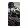 Дизайнерский силиконовый чехол для Iphone 12 Land Rover