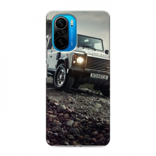 Дизайнерский силиконовый чехол для Xiaomi Poco F3 Land Rover