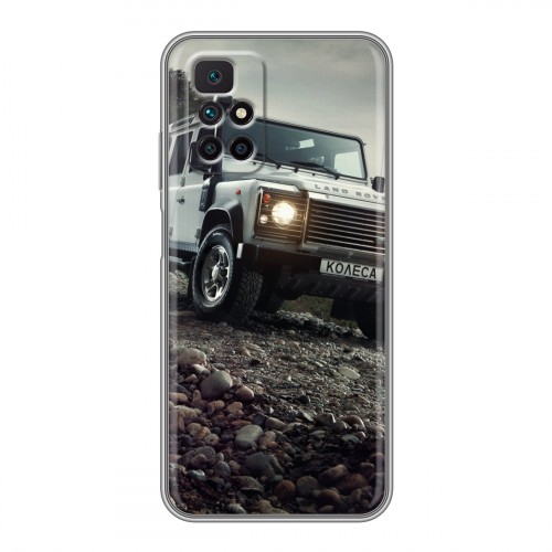 Дизайнерский пластиковый чехол для Xiaomi Redmi 10 Land Rover