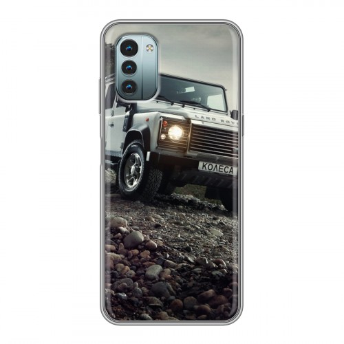 Дизайнерский силиконовый чехол для Nokia G11 Land Rover