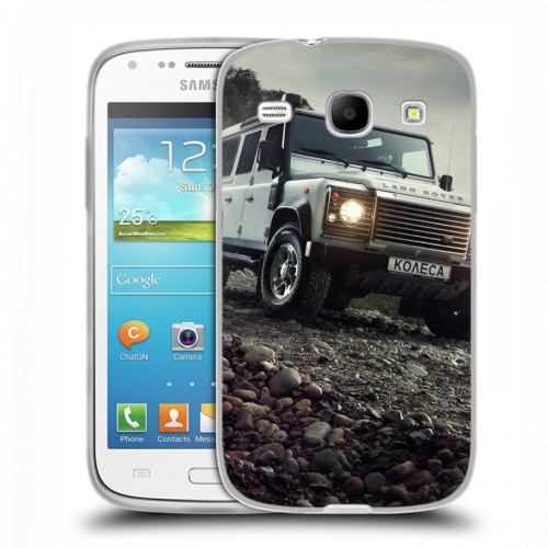 Дизайнерский силиконовый чехол для Samsung Galaxy Core Land Rover