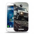 Дизайнерский пластиковый чехол для Lenovo A706 Land Rover