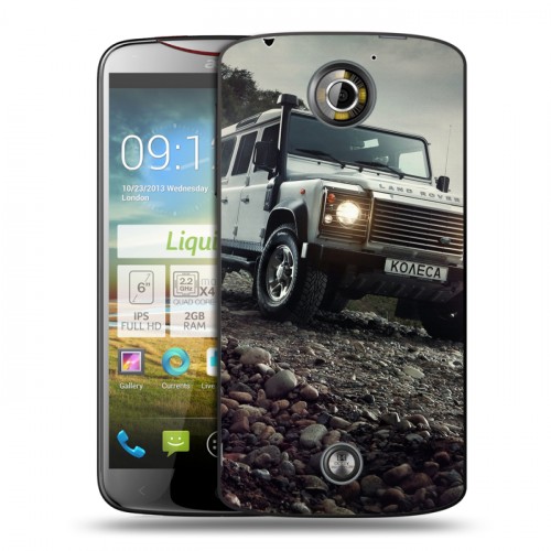 Дизайнерский пластиковый чехол для Acer Liquid S2 Land Rover