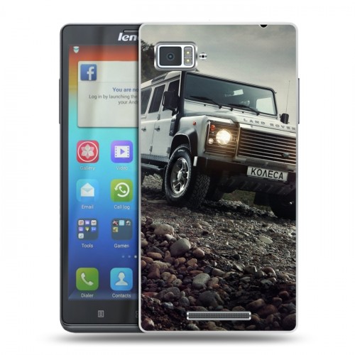 Дизайнерский пластиковый чехол для Lenovo Vibe Z Land Rover