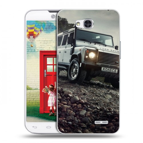 Дизайнерский пластиковый чехол для LG L80 Land Rover