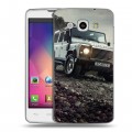 Дизайнерский пластиковый чехол для LG L60 Land Rover