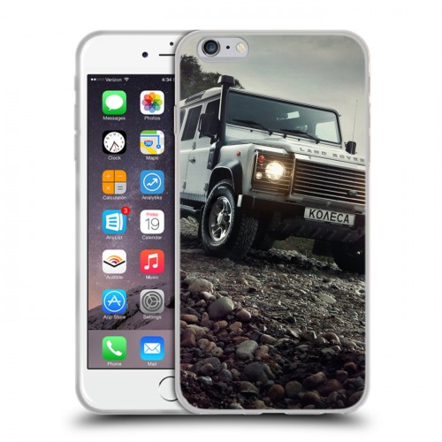 Дизайнерский силиконовый чехол для Iphone 6 Plus/6s Plus Land Rover