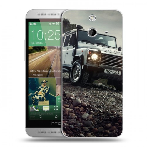 Дизайнерский пластиковый чехол для HTC One E8 Land Rover