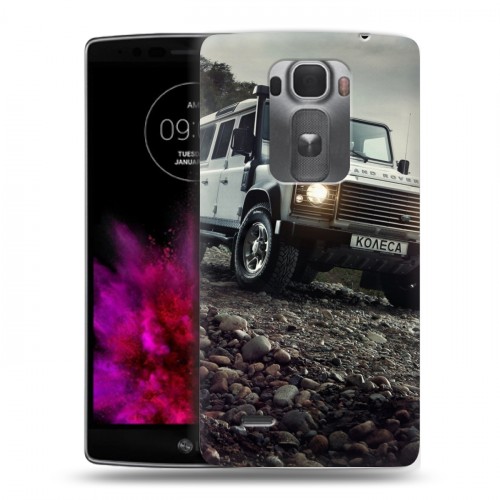 Дизайнерский пластиковый чехол для LG G Flex 2 Land Rover