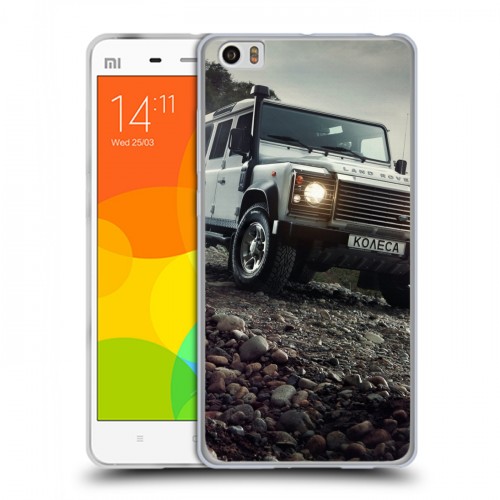 Дизайнерский силиконовый чехол для Xiaomi Mi Note Land Rover