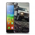 Дизайнерский пластиковый чехол для Lenovo A6000 Land Rover