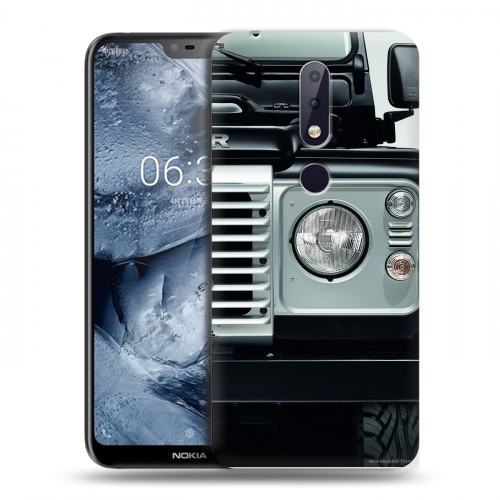 Дизайнерский силиконовый чехол для Nokia 6.1 Plus Land Rover