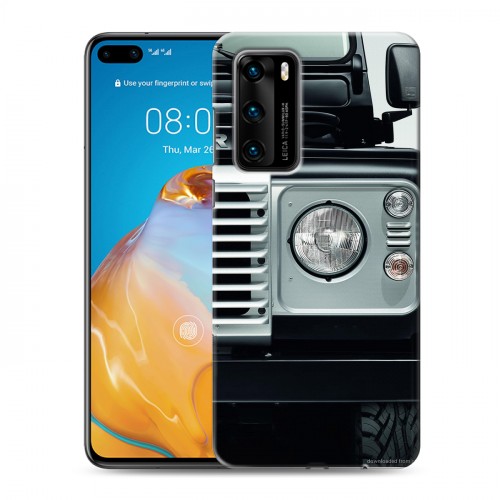 Дизайнерский пластиковый чехол для Huawei P40 Land Rover