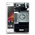 Дизайнерский пластиковый чехол для Sony Xperia L Land Rover