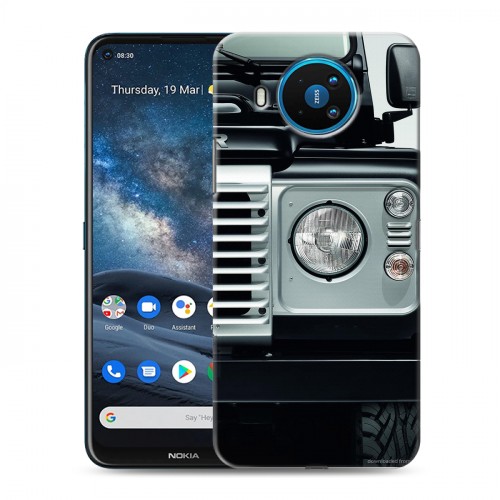 Дизайнерский силиконовый чехол для Nokia 8.3 Land Rover