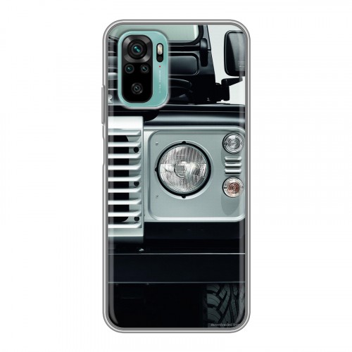 Дизайнерский силиконовый чехол для Xiaomi RedMi Note 10 Land Rover