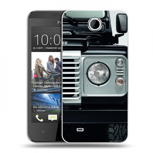 Дизайнерский пластиковый чехол для HTC Desire 300 Land Rover