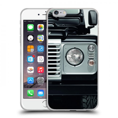 Дизайнерский силиконовый чехол для Iphone 6 Plus/6s Plus Land Rover