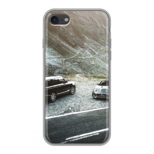 Дизайнерский силиконовый чехол для Iphone 7 Land Rover